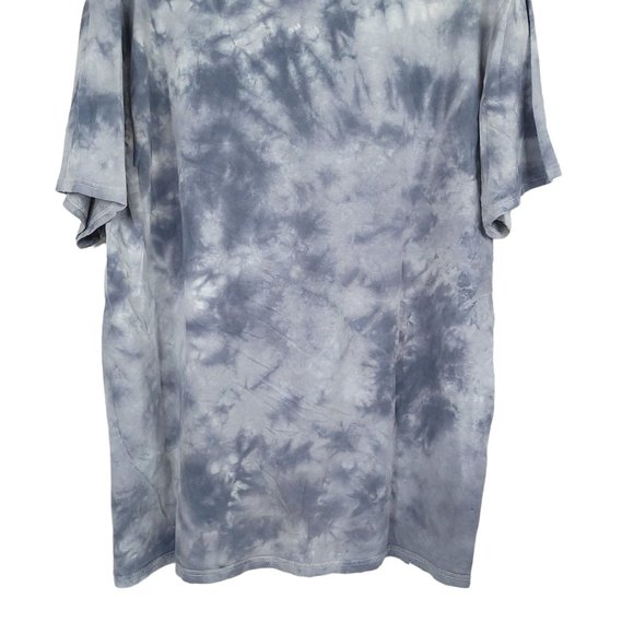 Perryscope ACDC We Salute You Graphic T Shirt Mens Sz L Tie Dye Gray Top - Picture 9 of 10